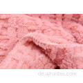 100% Polyester gestrickt Jacquard Sherpa Fleece Stoff